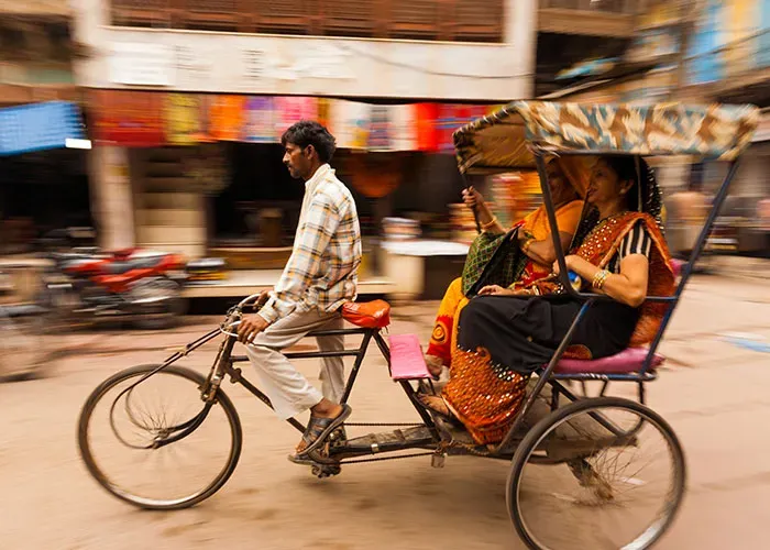 rickshaw in india